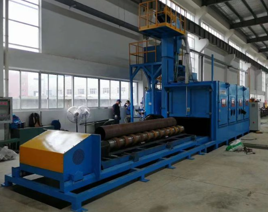 四平喷砂机在管道除锈中的现场施工应用