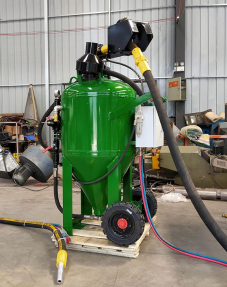 四平移动式喷砂机 户外施工效率翻倍